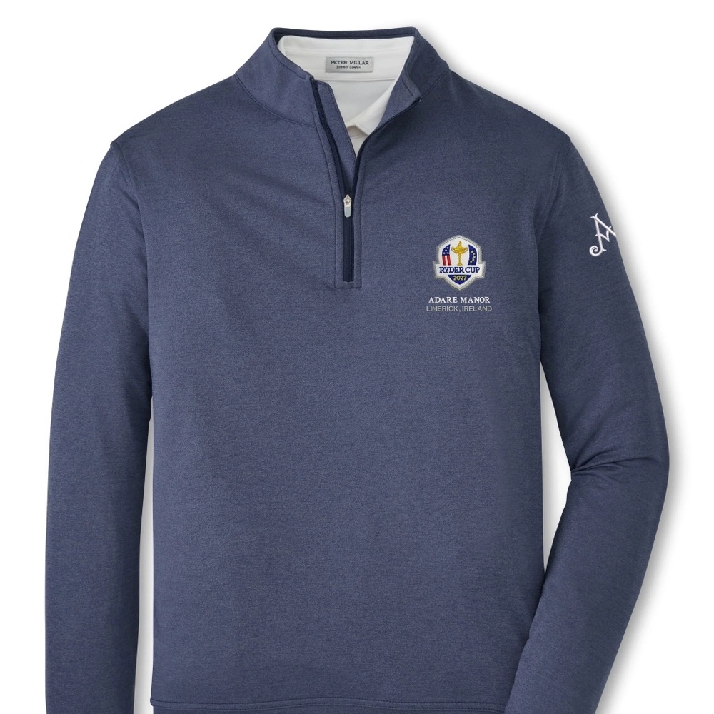NWT Mens XXL 2027 Ryder Cup Peter Millar Quarter Zip